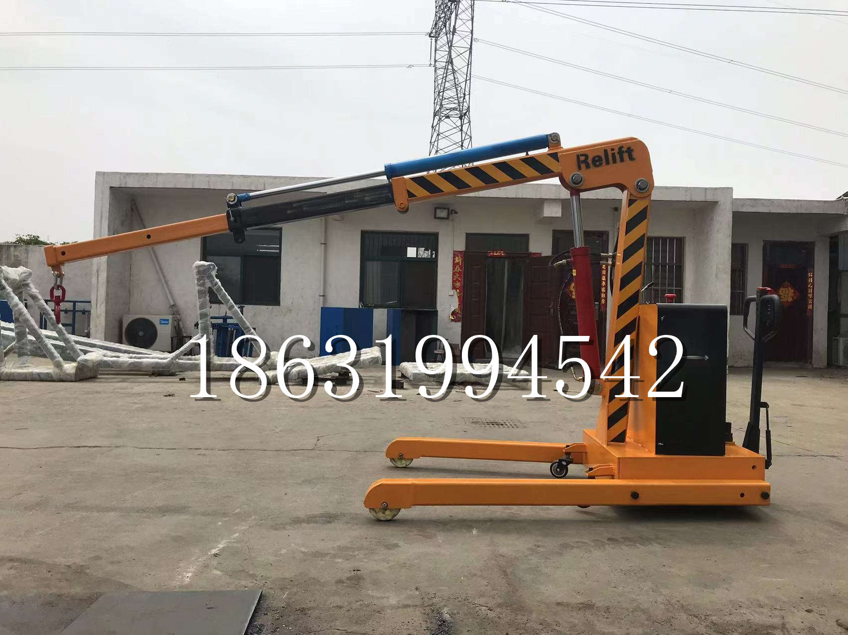 三义乡久征定做3吨三轮随车吊 农用园林绿化移树吊 平板工程用小吊机