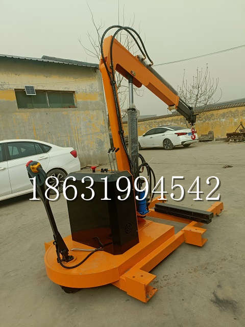 三义乡自卸车厢随车吊 自制轮式四不像起重机 四驱平板吊 5吨 贵盛